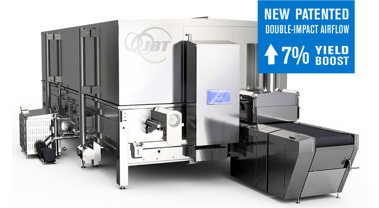 The JBT TwinDrum™ PRoYIELD™: a breakthrough in spiral oven cooking, yield and quality